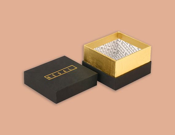 Custom Necklace Lid Off Packaging